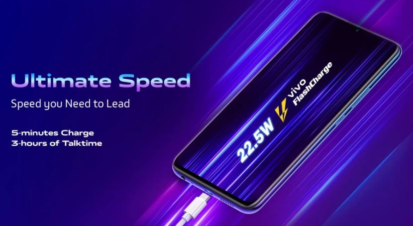 Vivo Z1x phone fast charge image