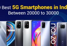 10 best 5g phones in India between 20000 to 30000