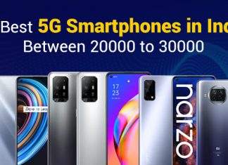 10 best 5g phones in India between 20000 to 30000