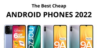 top budget smartphone list in India for 2022