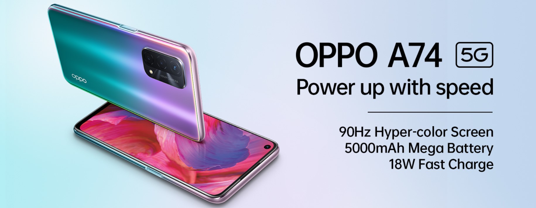 Oppo A74 5G - the best 5g smartphone in India under 20000