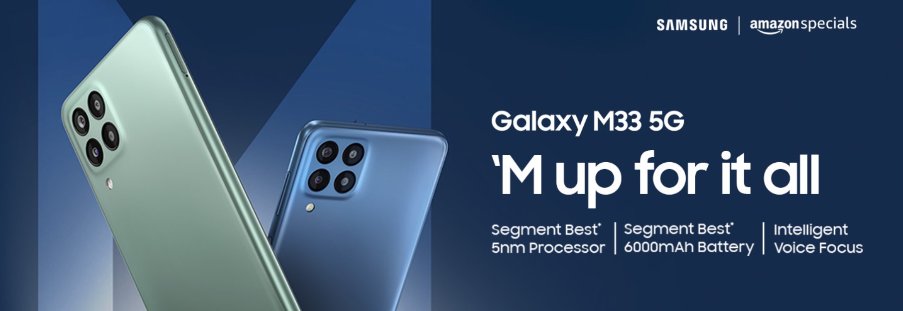 Samsung Galaxy M33 5G - Best 5G mobile under 20000 budget in India