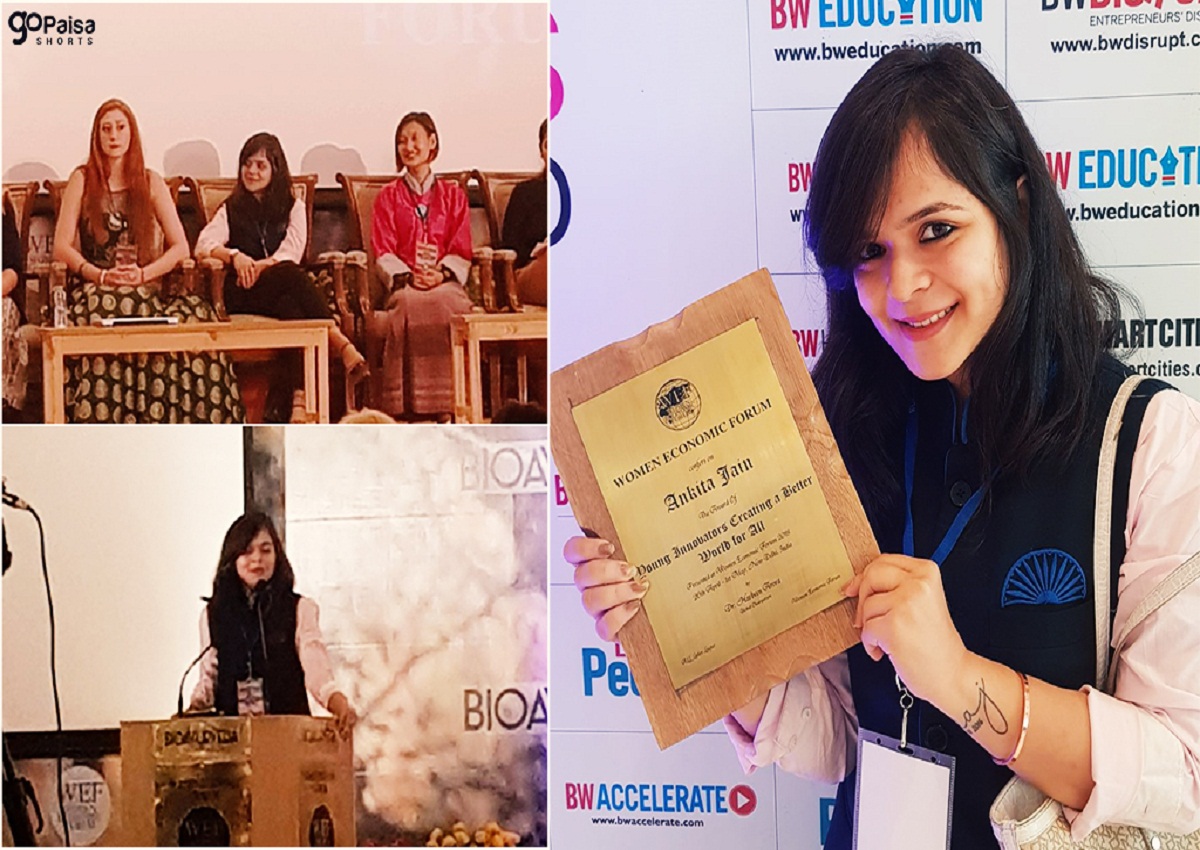 Ankita Jain: Co-Founder of GoPaisa.com, awarded the Young Innovator award by Women Economic Forum (WEF)