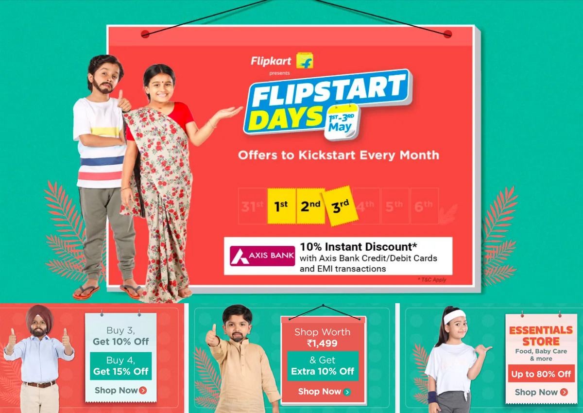 Top Offers to Look for at Flipkart Flipstart Days Sale