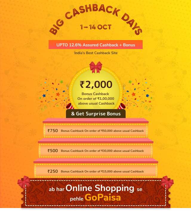 The Big Cashback Days Are Here! Earn & Win Big This Festive Season
